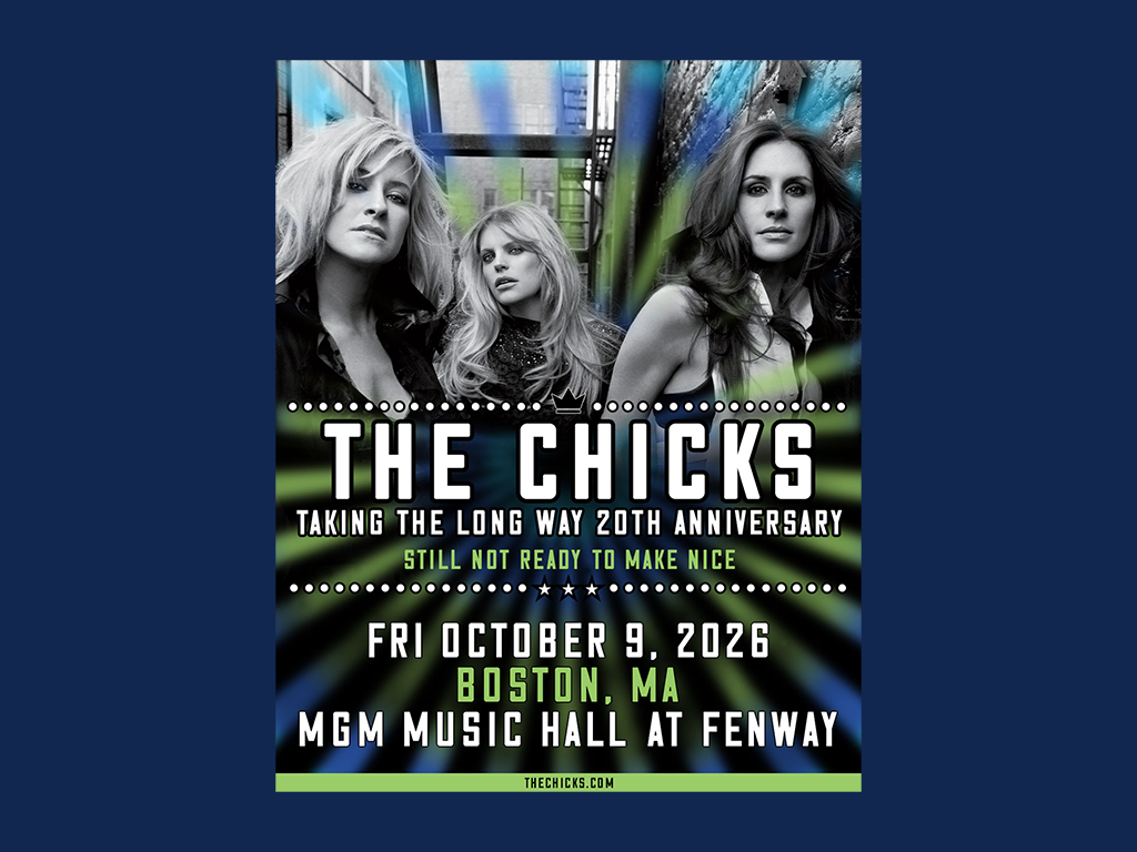 The Chicks 2026 live concert poster
