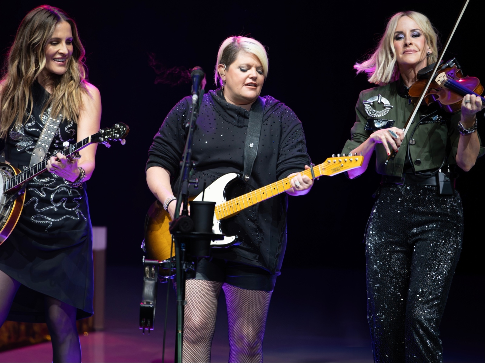 The Chicks performing live on stage